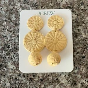 Super cute J. Crew Sammy Raffia Earrings
